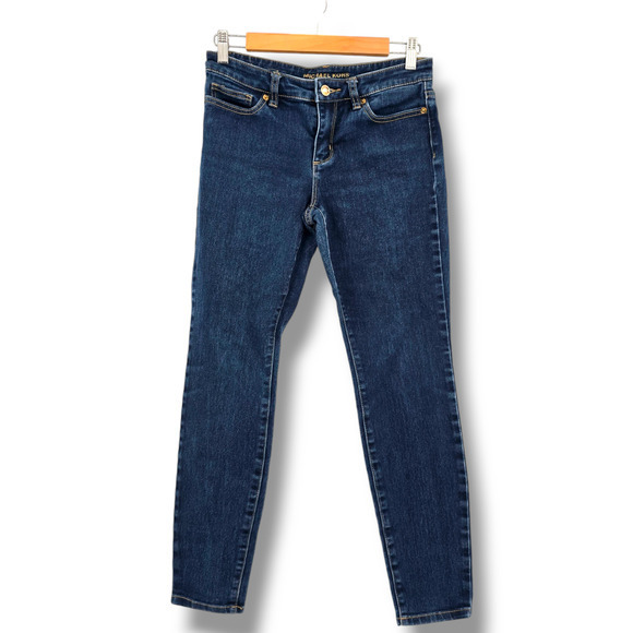 Michael Kors Women's Izzy Skinny Jeans‎ Dark Wash Size 4 - Picture 1 of 14